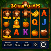 Casinoia - 3 Cheeky Chimps Slot Game - Online Casino